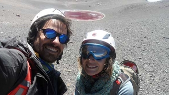 Estudiantes de la Rama de Montañismo de la UCN Conquistaron Cumbre Del Volcán Aguas Calientes
