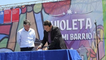 Consejo de la Cultura y Minvu Lanzan Programa Violeta en mi Barrio