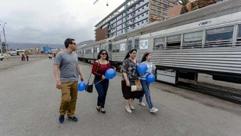 2 Mil Personas Llegaron en Tren  Hasta Expo Antofagasta Vive