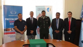 Gendarmería Firma Convenio de Trabajo Comunitario en Mejillones