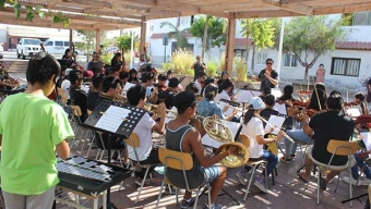 Representantes de Orquestas Escolares de Antofagasta y Mejillones se Reunieron en Primer Encuentro Educativo