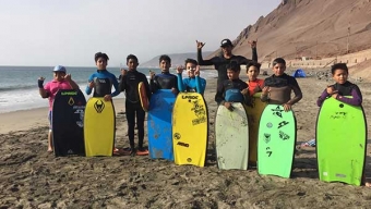 Mindep Implementa Escuela de Especialización de Bodyboard y Surf