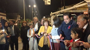 Inauguraron Nuevas Luminarias Públicas  LED en Mejillones