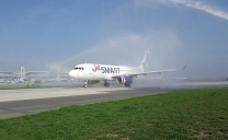 Primer Vuelo de JetSMART Aterriza en Calama
