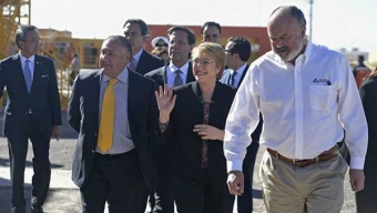 Presidenta Bachelet Inaugura Minera Antucoya