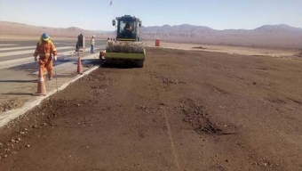60% de Avance Registran Obras de Conservación del Aeródromo Barriles de Tocopilla