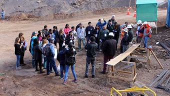 Dirigentes de Campamentos de Antofagasta Visitan Obras de Control Aluvional