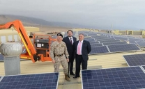 Autoridades Inauguran Paneles Solares en la I División de Ejército