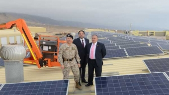 Autoridades Inauguran Paneles Solares en la I División de Ejército