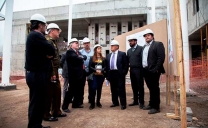 Subsecretario de Obras Públicas Inspeccionó Construcción de Subcomisaría Norte La Portada