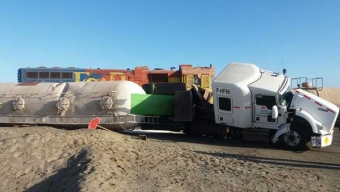 Accidente en Cruce Ferroviario en Mejillones