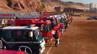 Con Variadas Actividades, Bomberos de Antofagasta se Prepara para la Gran “Bomberotón 2017″