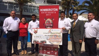 Campaña de Bomberos de Antofagasta, “Bomberotón 2017″, Superó los 122 Millones de Pesos