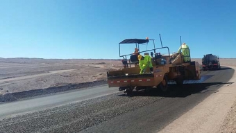 Vialidad Refuerza Seguridad en Ruta que une Calama y San Pedro de Atacama