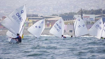 Campeonato de Vela Juegos del Mar en el Borde Costero de Antofagasta