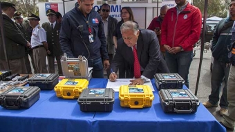 Integrantes del Sistema Regional de Protección Civil Reciben Equipos de Telefonía Satelital