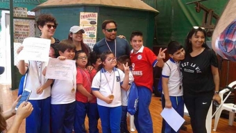 Escuela D-75 Fomenta la Práctica del Tenis como Terapia de Estudiantes con Necesidades Especiales