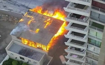Ocho Compañías de Bomberos, Controlaron Gran Incendio en Sector Centro Norte de Antofagasta
