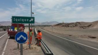 Vialidad Refuerza Medidas de Seguridad en Rutas de la Región por Visita del Papa a Iquique