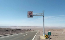 Roban Radar de Velocidad Recién Instalado en Ruta a San Pedro de Atacama