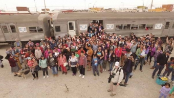 500 Vecinos de Mejillones Dieron Vida al Tren de Pasajeros Desde Antofagasta Hacia el Vecino Puerto