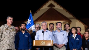 Presidente Piñera Recorre Calama y Anuncia Medidas Tras Visitar Zonas Afectadas Por Lluvias