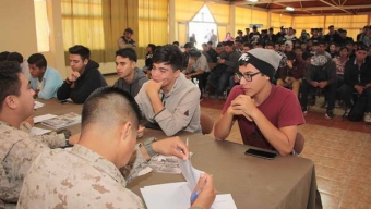 Cientos de Jóvenes se Presentaron de Forma Voluntaria Para Cumplir Con su Servicio Militar Obligatorio