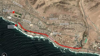 Arreglos en Avenida Ejército Mejorarán Conectividad de la Única Vía de Conexión al Sur de Antofagasta