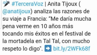 Municipio de Taltal Rechaza Dichos de Ana Tijoux