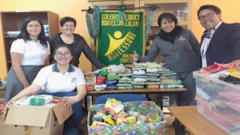 Colegio Entrega 300 Kilos de Alimentos Para Personas de Calle en Calama