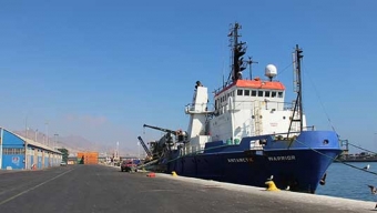 Antarctic Warrior Arriba a Puerto Antofagasta y Continua Con Mediciones Del Fondo Marino