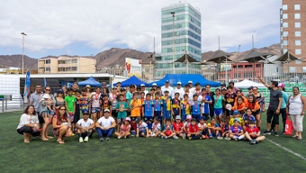 150 Niños Participaron en Clínica de Fútbol Impulsada Por el FCAB