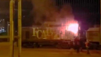 Condenan a Los Cinco Imputados Por Ataque a Carabineros e Incendio en Ferrocarril