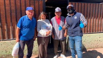Cerca de 80 Adultos Mayores Recibieron Kits de Aseo en Comuna de Sierra Gorda