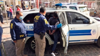 PDI Detiene a Autores Materiales Del Incendio en la Intendencia Regional