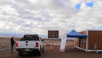 Inspectores Municipales Asumen Controles a Pasajeros en la Aduana Sanitaria de San Pedro de Atacama