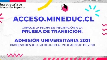 Comienza Inscripción Para la Prueba de Transición Para la Admisión Universitaria 2021