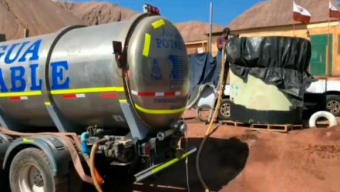 Antofa Segura y Empresa de Transporte Abastecen Nuevamente Con Agua Potable a Comunidad