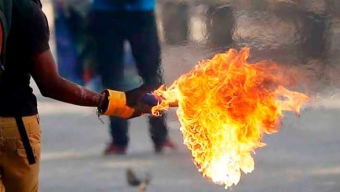 3 Años y 1 Día de Presidio Efectivo en Contra de Sujeto Que Lanzó Molotov Durante Manifestaciones