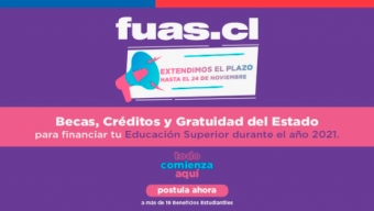 FUAS 2021: Mineduc Extiende Plazo de Postulación Para Acceder a Beneficios Estudiantiles Para la Educación Superior