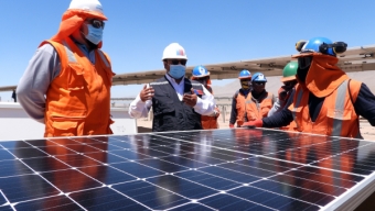 Seremi de Energía Visitó el Avance de Construcción Del Proyecto Fotovoltaico Capricornio