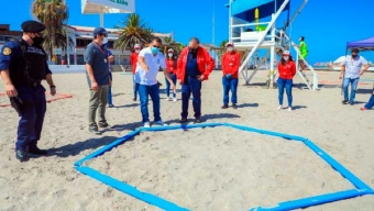 Municipalidad de Antofagasta Comenzó Instalación de “Separadores” en el Balneario Municipal