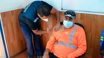 Inició Proceso de Vacunación Para Trabajadores y Trabajadoras de Puerto Antofagasta
