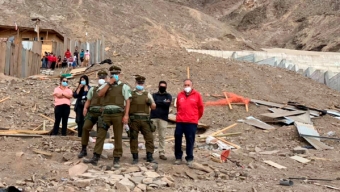 Desalojan Casi 80 Lotes en Sector Aledaño a Vías Aluvionales en Antofagasta