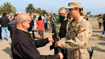Soldados Conscriptos Del Regimiento Logístico N° 1 “Tocopilla” Realizaron su Ceremonia de Entrega de Armas
