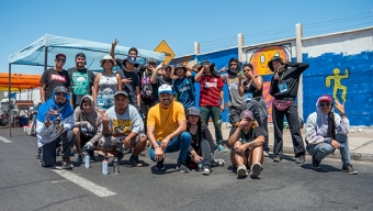 Mejillones se Llenó de Color y Arte Con Nuevo Mural Perimetral Creado Con el Apoyo de FCAB