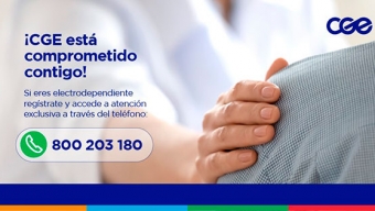 CGE Abre Canal de Atención Exclusiva Para Electrodependientes y Llama a Estos Pacientes de Antofagasta a Registrarse Para Acceder a Beneficios