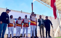 La Antorcha de Santiago 2023 También Llevó Emoción y Mística a María Elena