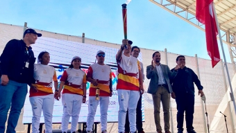 La Antorcha de Santiago 2023 También Llevó Emoción y Mística a María Elena