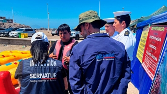 Sernatur Realiza Operativo de Fiscalización en Conjunto a la Armada de Chile Previo a la Temporada Estival